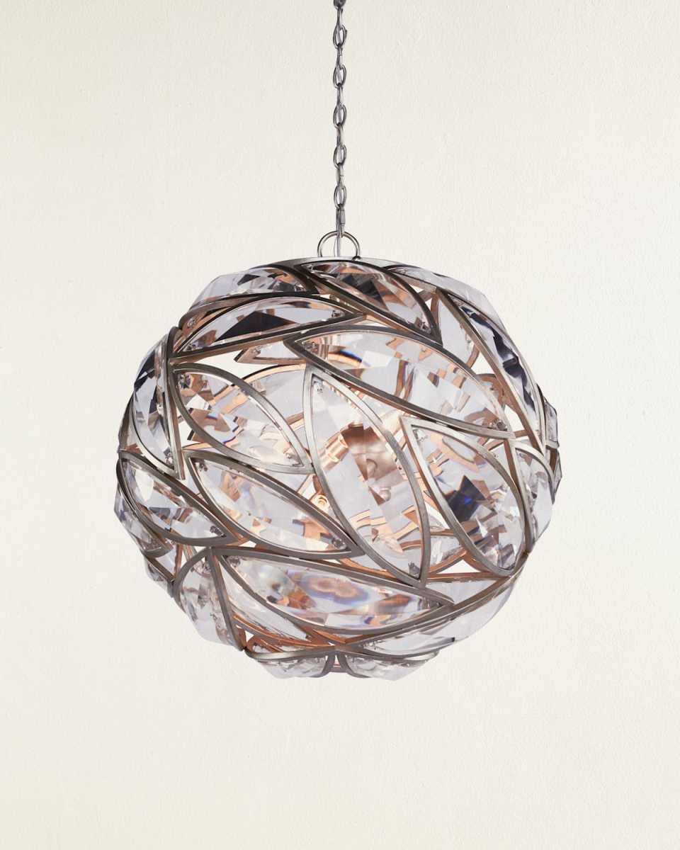 Petaline 26" 6-Light Sphere Chandelier